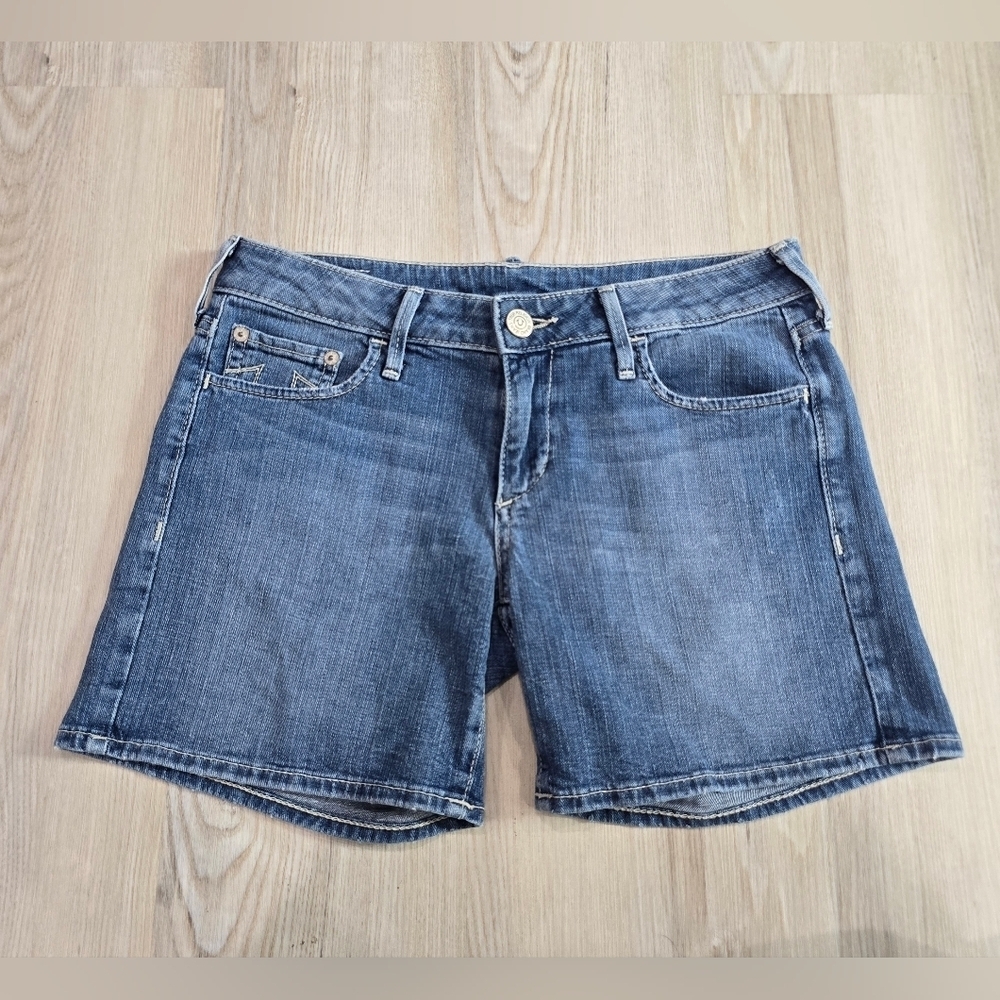True Religion Cassie Denim Jean Shorts 28 EUC